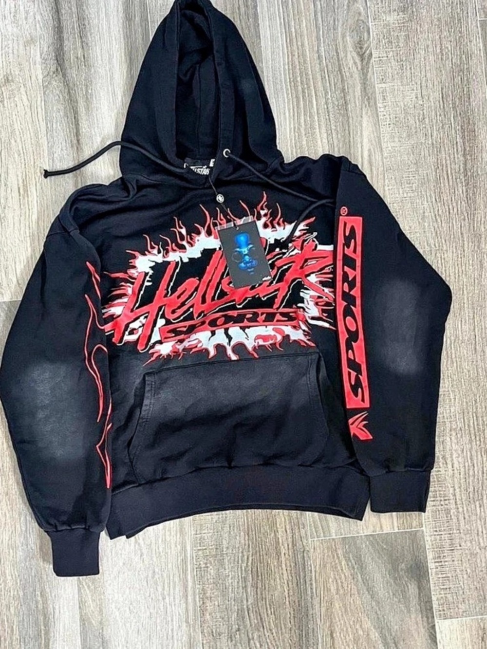 Hellstar Sports Logo Hoodie Black/Red